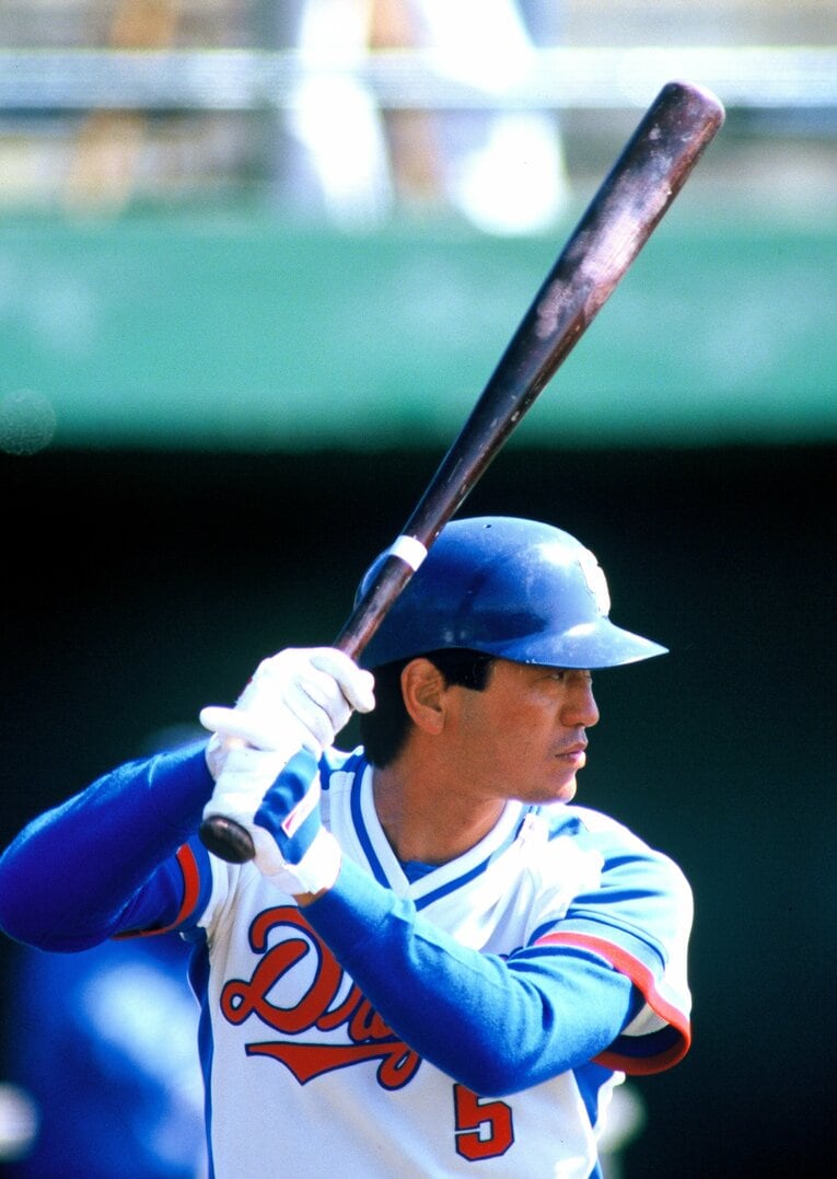 中日時代の大島康徳。のちに日本ハムに移籍し通算26年間現役で活躍した　©Makoto Kemmisaki