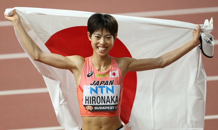 一昨年のブダペスト世界陸上では1万ｍで7位入賞。実績では群を抜く　©JIJI PRESS