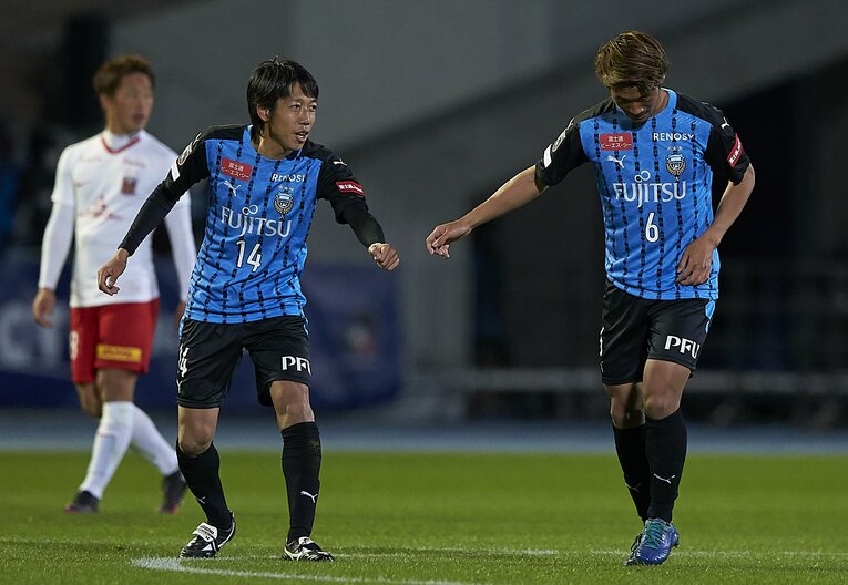 フロンターレ時代の守田ⒸGetty Images