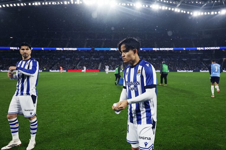 バルサ戦を前に（写真は続きます）　©Daisuke Nakashima