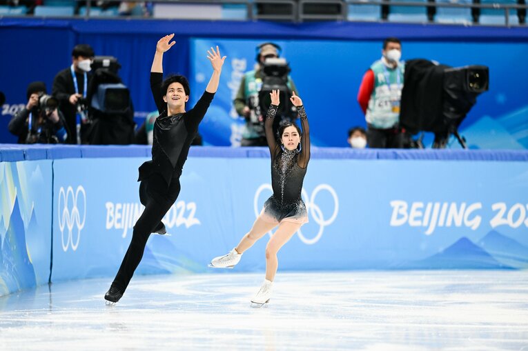 北京五輪の「りくりゅう」ペア　©️Asami Enomoto/JMPA