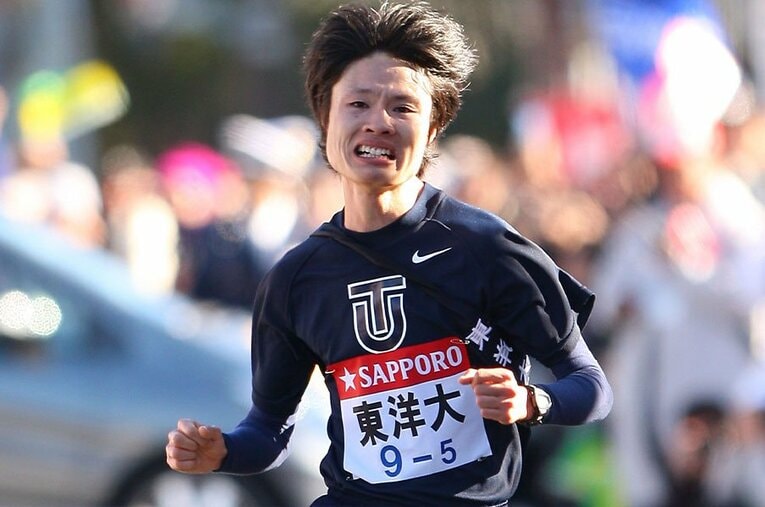 2009年から4年間にわたり箱根駅伝5区を走り続け、すべてで区間賞を獲得した柏原竜二 ／ photograph by AFLO