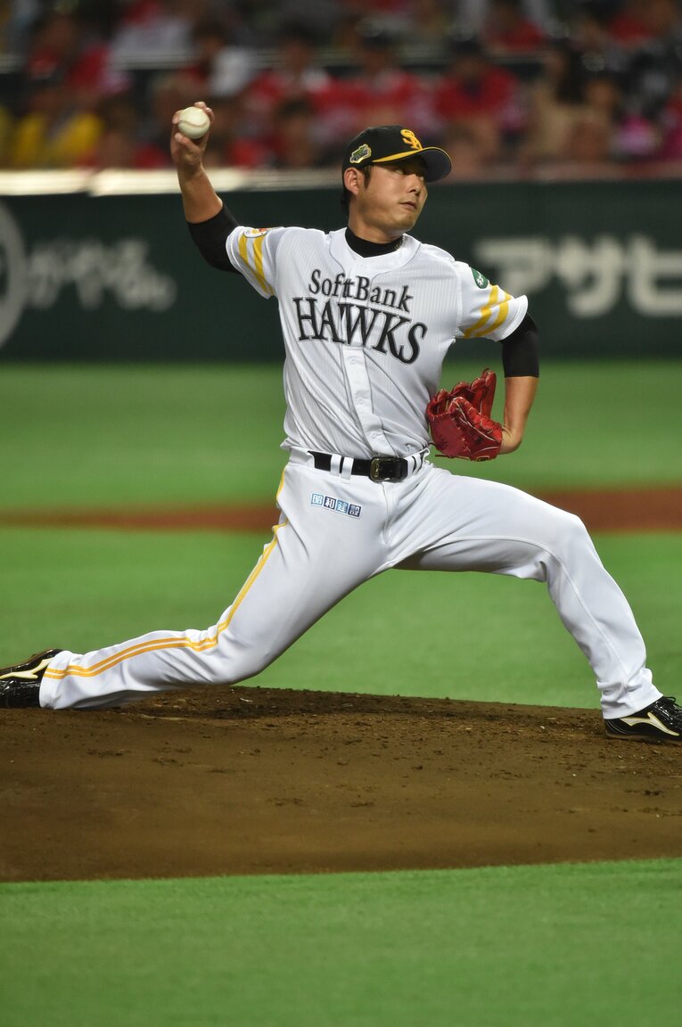 テイクバックの小さい投球フォーム（2014年撮影）　©Hideki Sugiyama