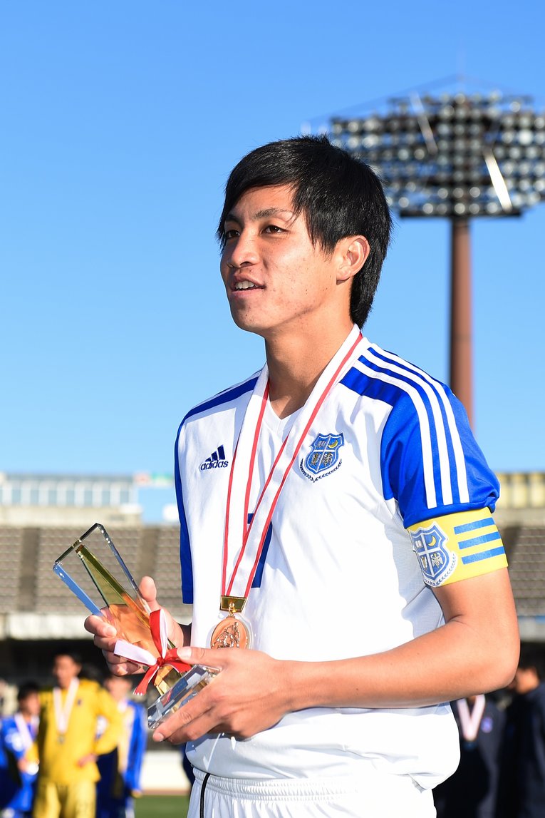 全日本大学サッカー選手権を制した関西学院大学時代　©︎AFLO SPORT