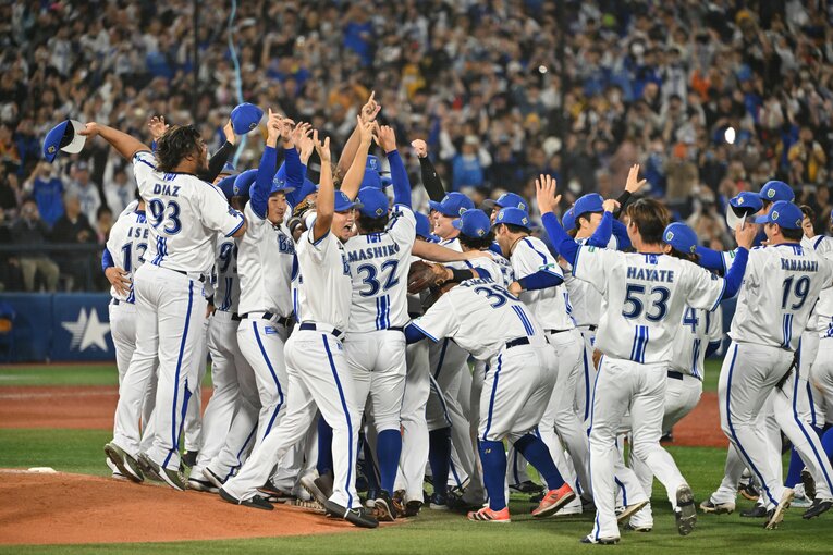 2025年シーズンにはこの舞台に立つ、と度会は誓った　©Hideki Sugiyama