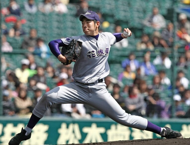 菊池雄星の活躍で花巻東は全国区の知名度となった　©JIJI PRESS