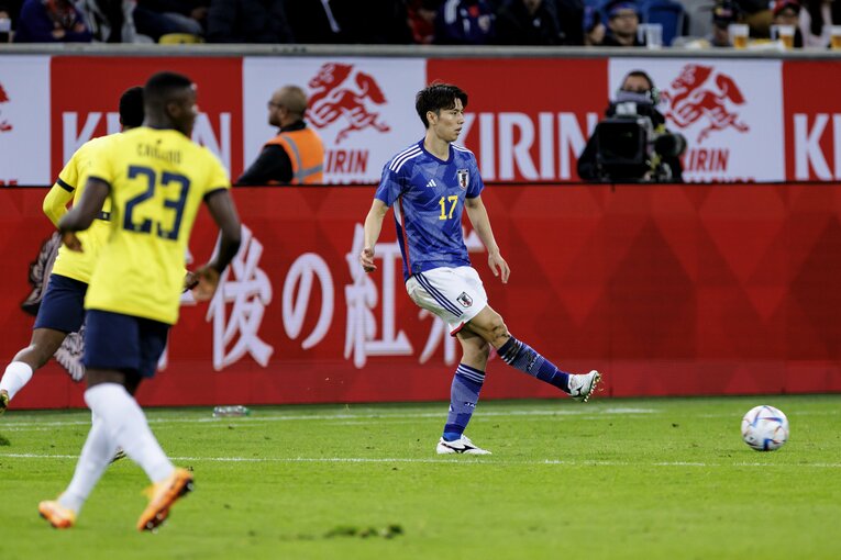 2022年エクアドル戦　©︎Kiichi Matsumoto