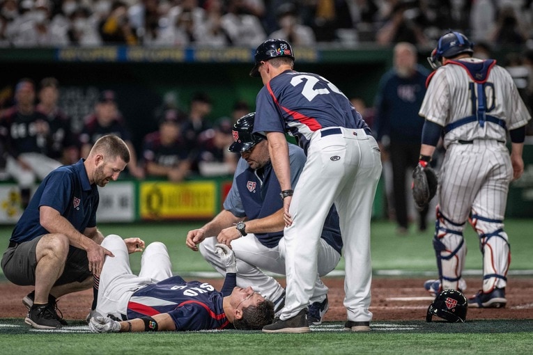 死球シーンもあったが…　©JIJI PRESS