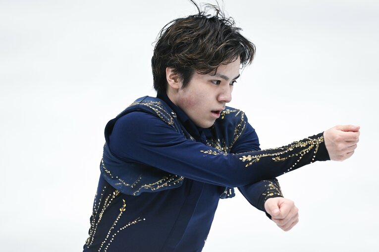 2022年世界選手権で優勝した宇野昌磨　©︎Asami Enomoto