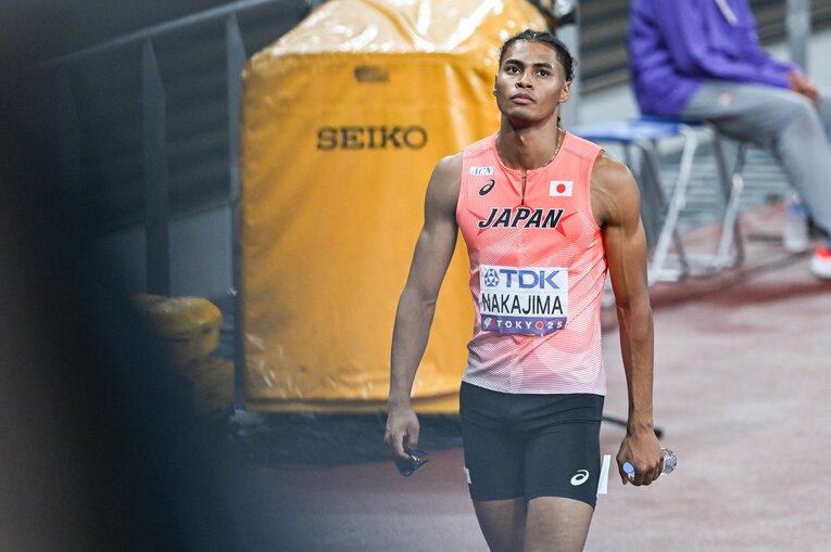 日本人として34年ぶりの決勝進出となった中島　©Nanae Suzuki