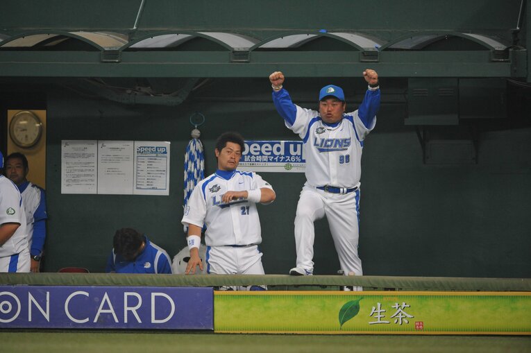 西武コーチ時代　©BUNGEISHUNJU