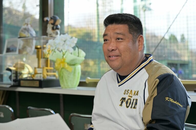 「今、1球、けん制投げときましたよ」　©Hideki Sugiyama