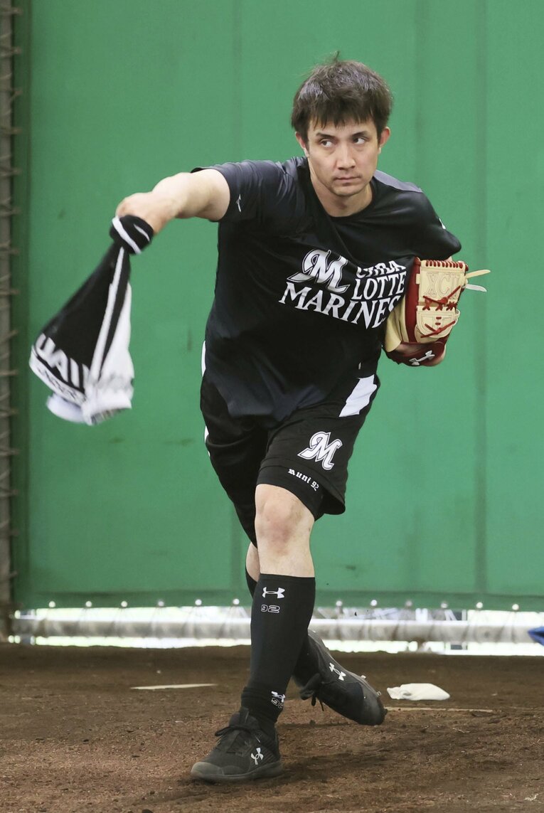 どん底から這い上がるため、国吉はピッチングフォームを一から作り直した　©︎KYODO