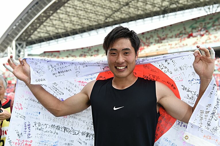 19歳でA代表招集となったGK大迫敬介。コパ・アメリカのピッチに立つことはできるか。 ／ photograph by Getty Images