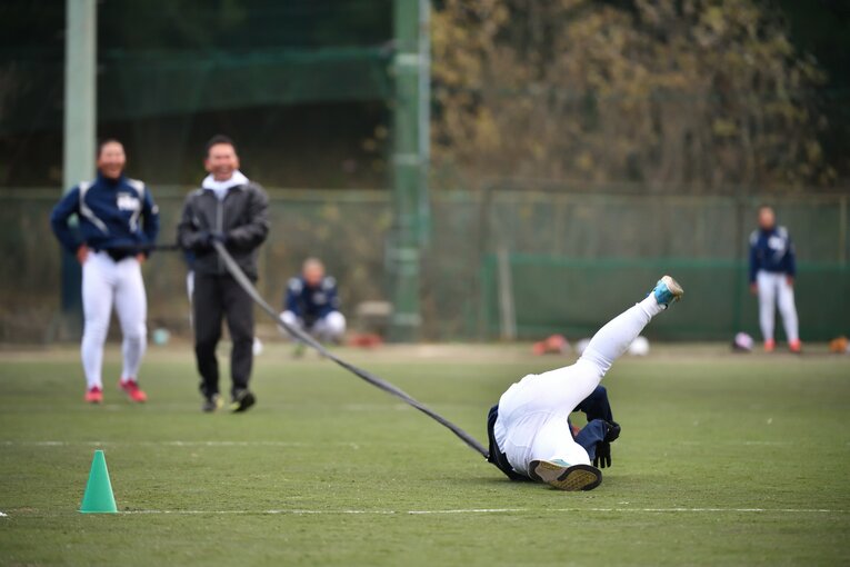 大阪桐蔭練習の様子　©Hideki Sugiyama