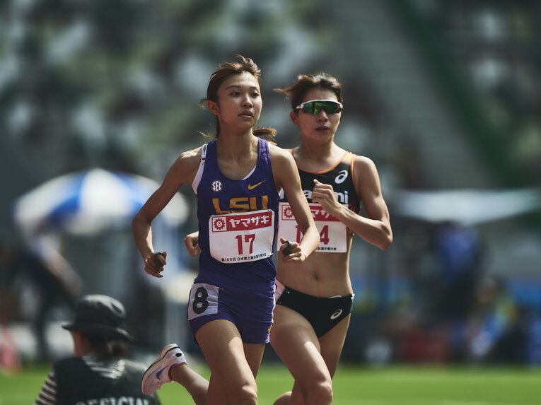 日本選手権での澤田　©Yuki Suenaga