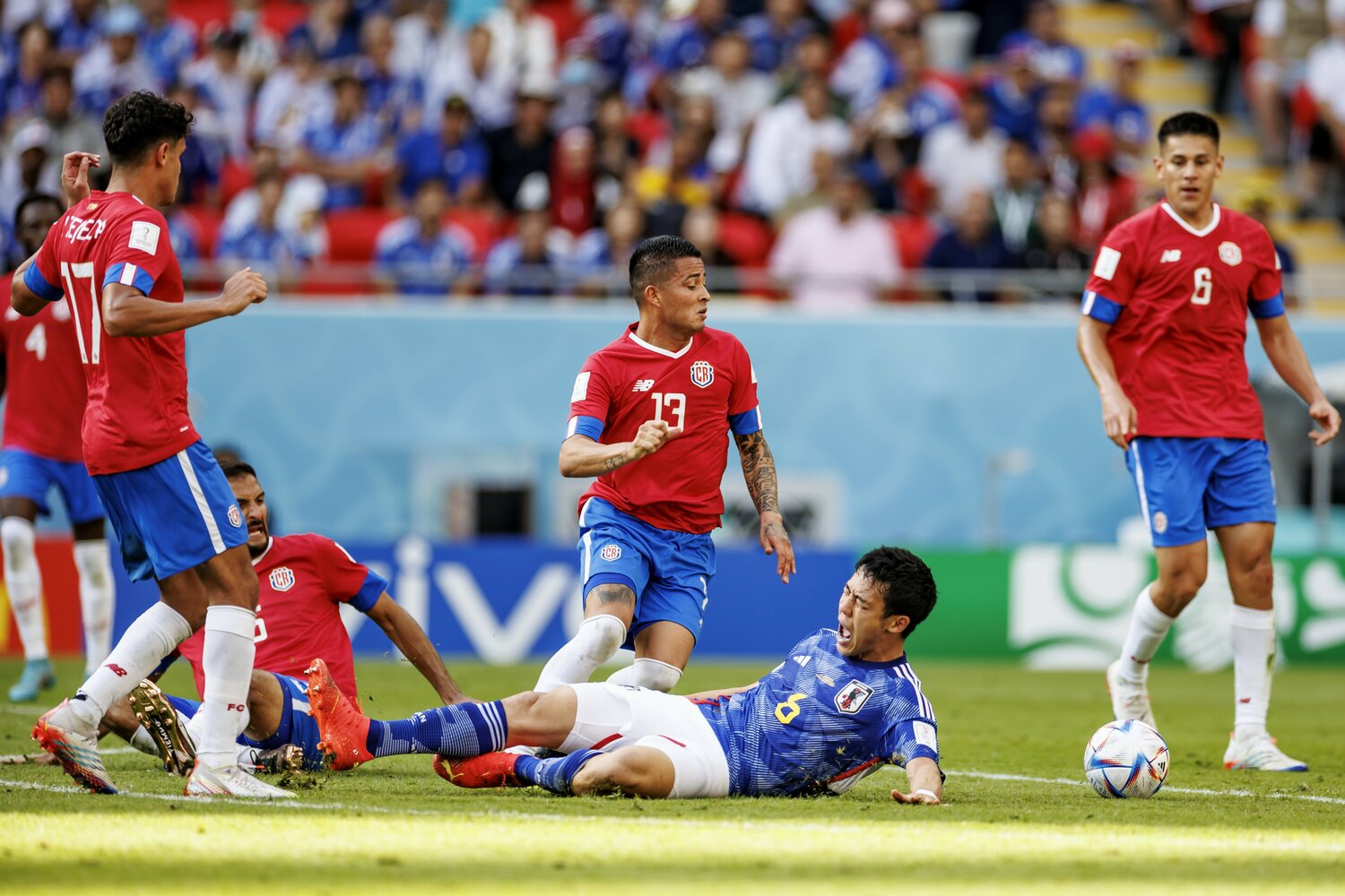 カタールW杯コスタリカ戦 ©Kiichi Matsumoto/JMPA