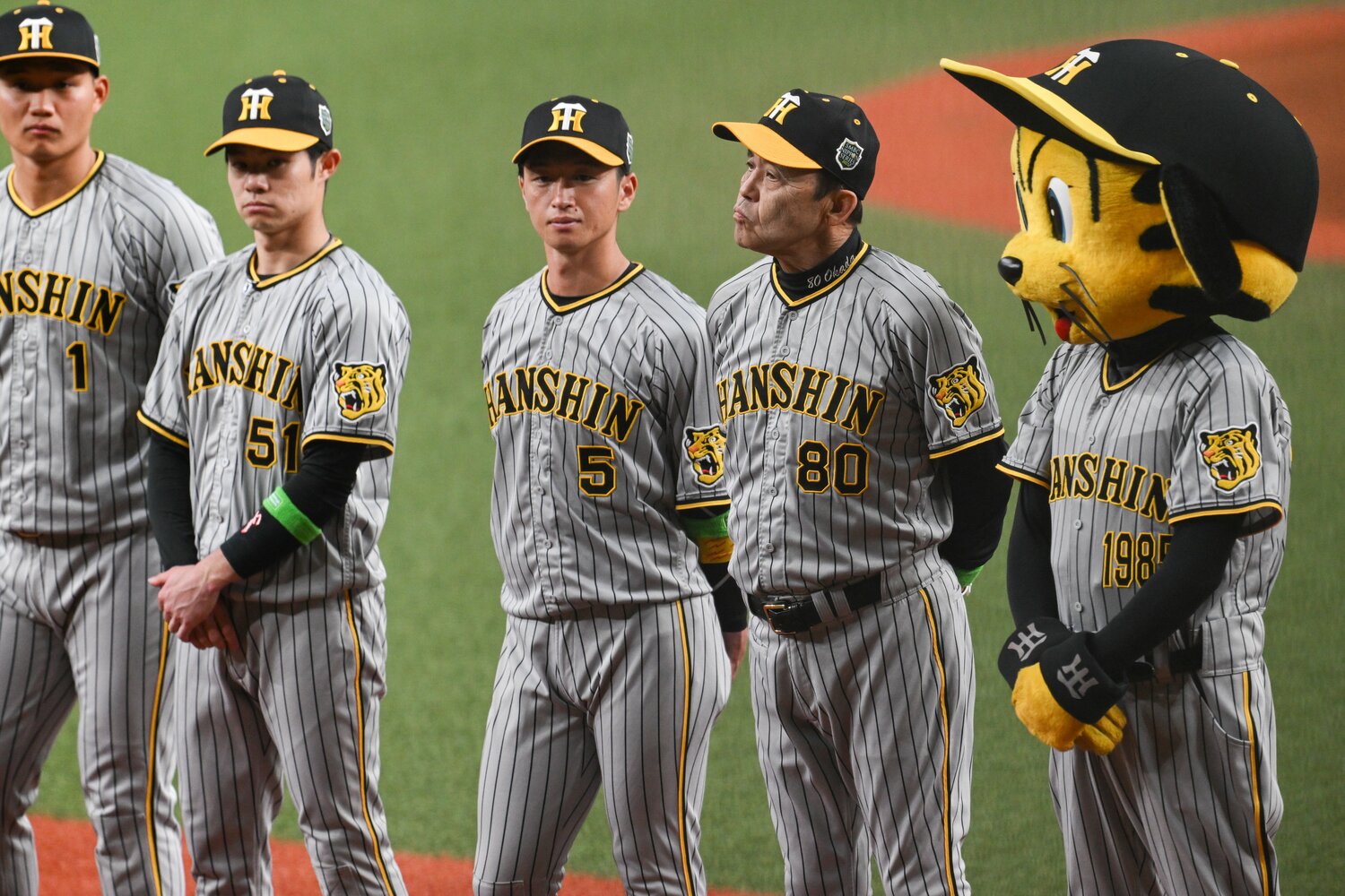 日本シリーズの岡田彰布監督　©Nanae Suzuki