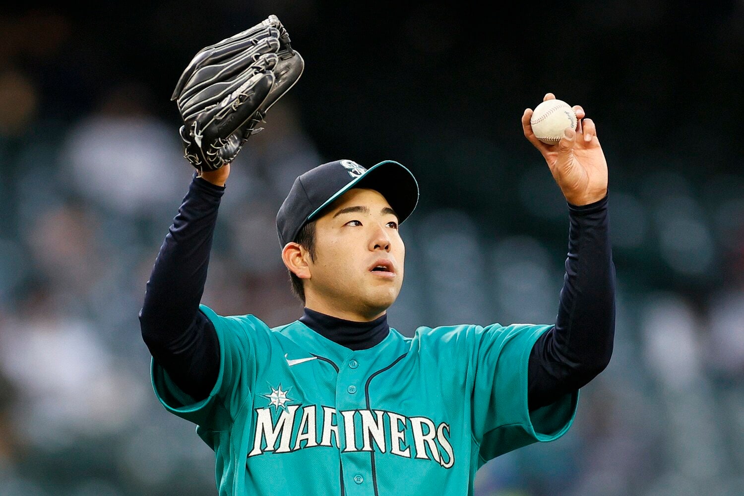 ジャイアンツ戦での菊池©Getty Images