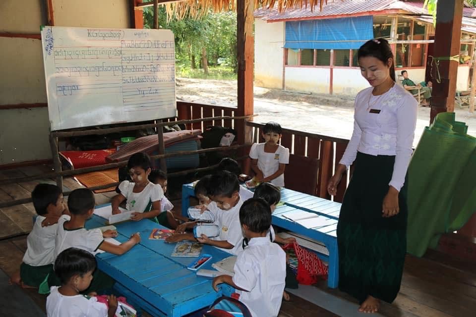 ミャンマーの学校の様子(本人提供)