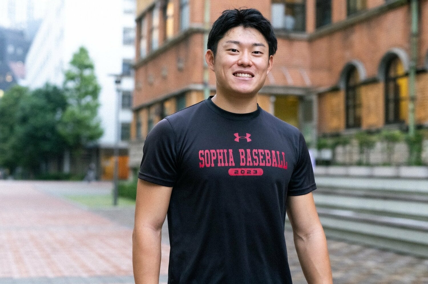 ドラフトウラ話《西武育成6位指名》最速153キロ、デッドリフトは240kg…でも所属は3部リーグ “偏差値70超”「名門大の帰国子女」はなぜプロの道へ？＜Number Web＞ photograph by Asami Enomoto