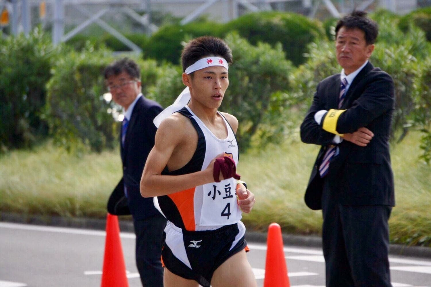 準エース区間の4区で区間新記録をマークした真砂／真砂さん提供