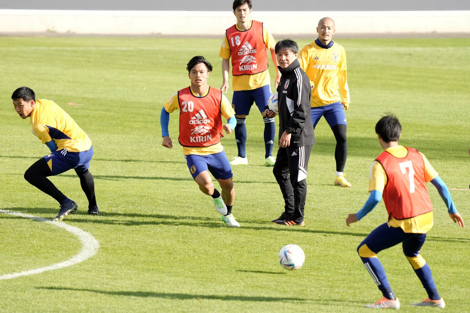 アメリカ戦、エクアドル戦ともに出場機会のなかった旗手怜央 ©Getty Images