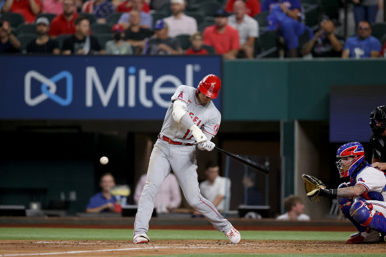 2021年シーズン、46本塁打を放った大谷 ©Getty Images