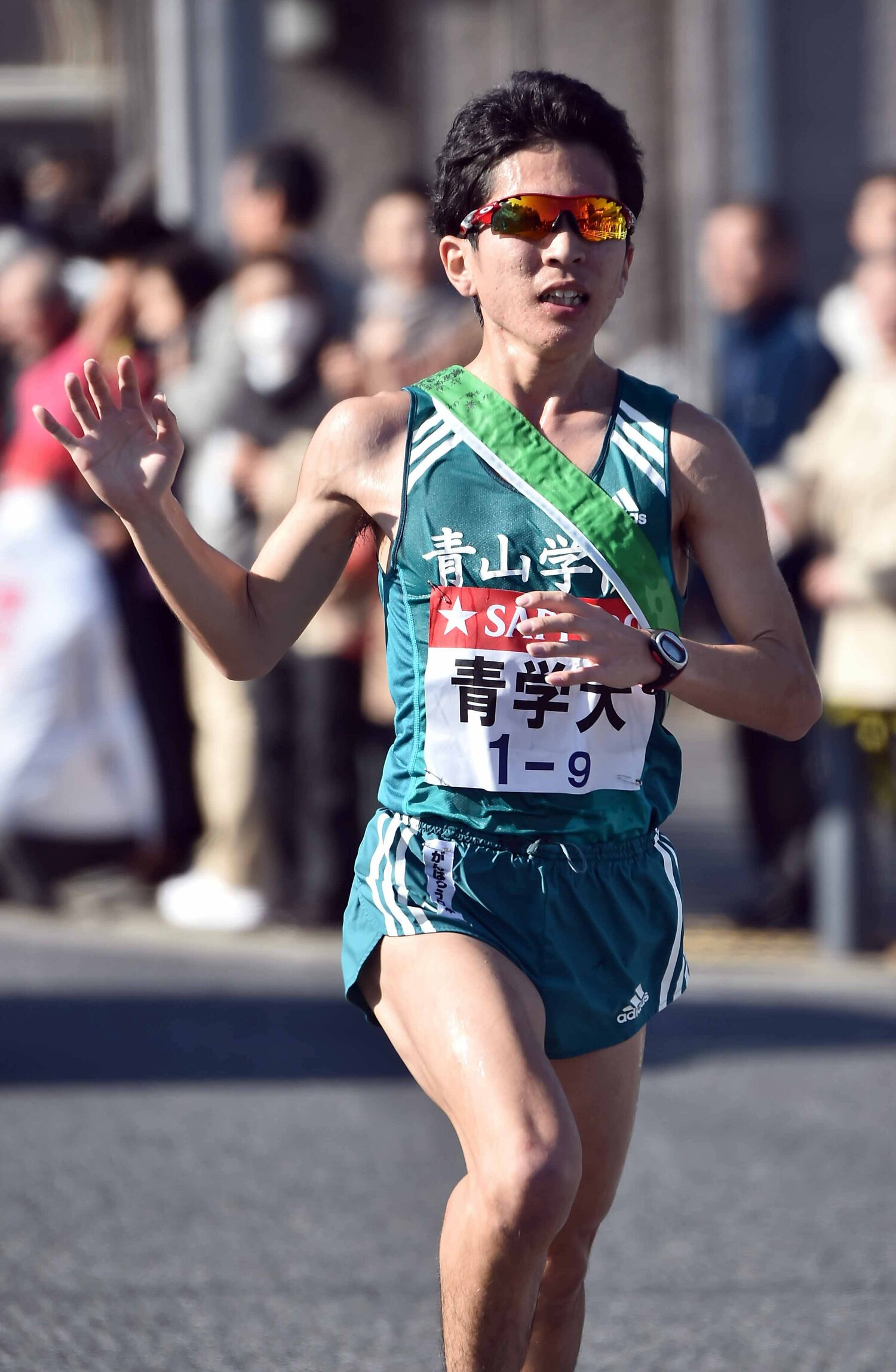 結果的に唯一の箱根となった92回大会での中村　©JIJI PRESS