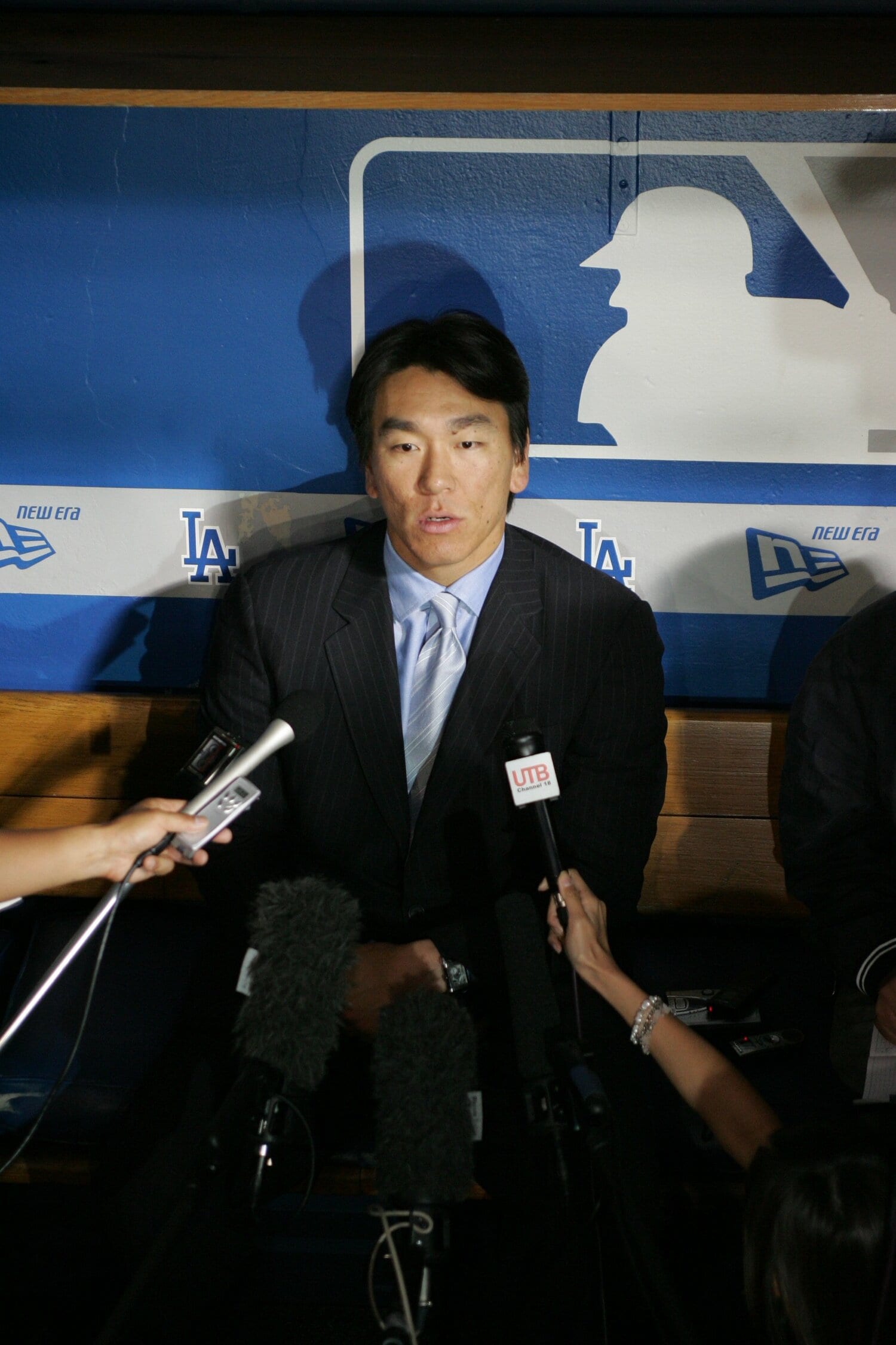 どんなときも淡々と質問に応える姿が印象的だった　©Koji Asakura