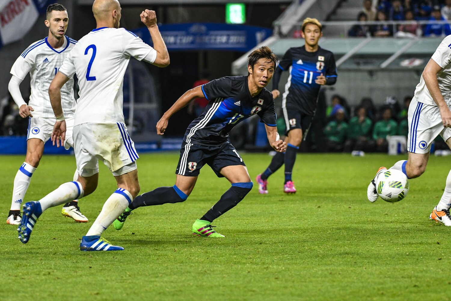 2016年、日本代表時代の清武弘嗣　©Takuya Sugiyama