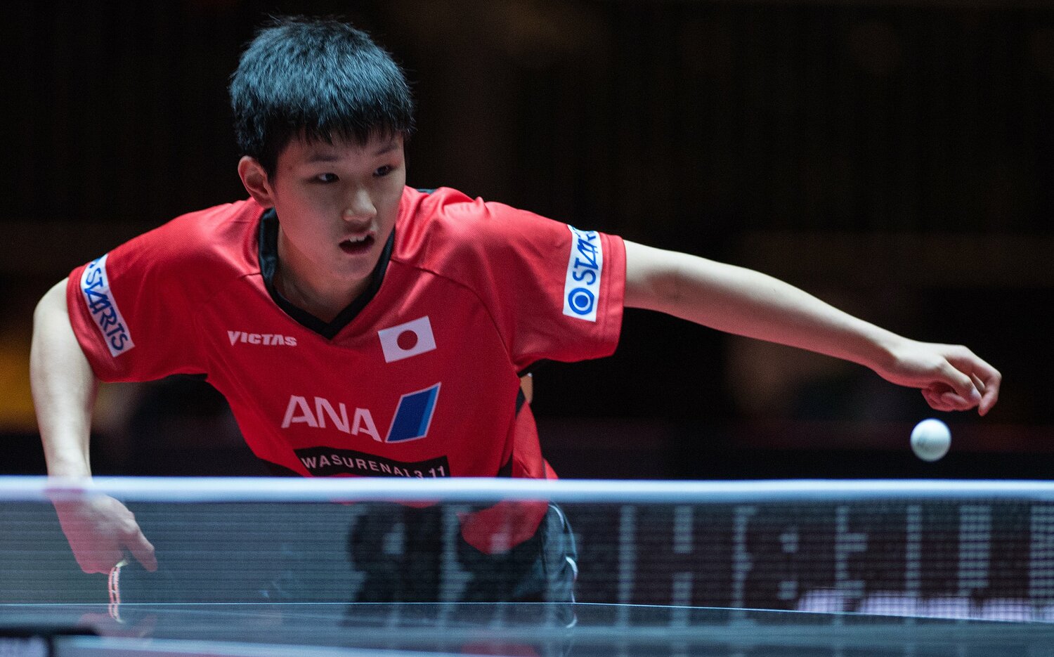 9年前、当時14歳の張本 ©Getty Images