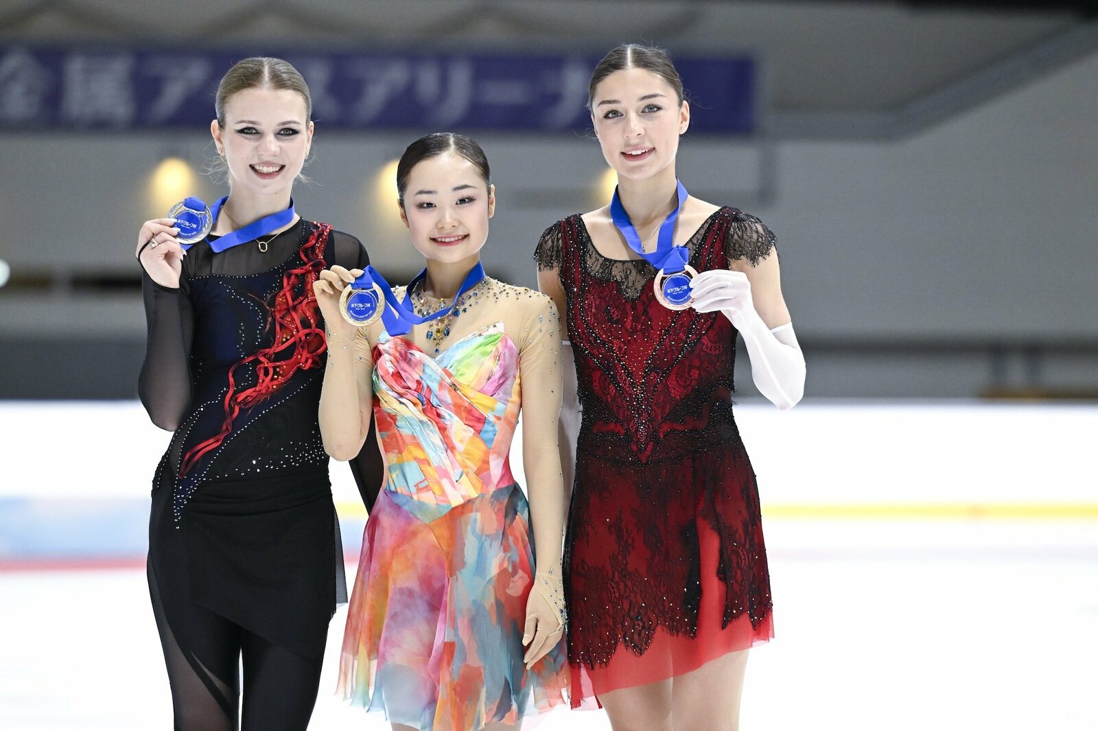 島田真央が見事に優勝。2位、3位はロシア勢が占めた ©️Asami Enomoto