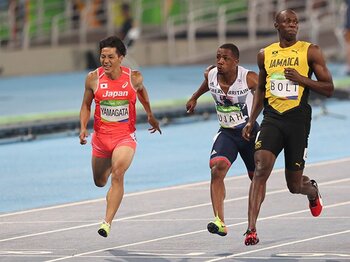 日本人初の9秒台、決勝進出かなわず。100m走“最強の3人”に欠けたもの。＜Number Web＞ photograph by JMPA