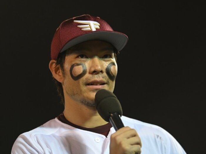 全野球ファン待望（!?）の“楽天・島内宏明ベスト語録2021”発表！「石井GMにゴマすってます」「サロンパスを37枚貼って寝よう」＜Number Web＞ photograph by Sankei Shimbun