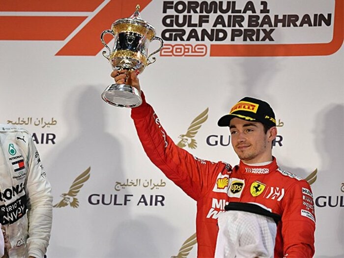 スター誕生! フェラーリの21歳。ルクレールがF1王者2人を圧倒。<Number Web> photograph by AFLO