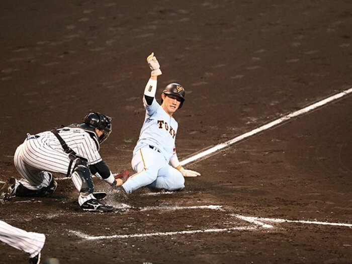 野球の華、レーザービームが消える？コリジョンルールが生む困惑の数々。＜Number Web＞ photograph by NIKKAN SPORTS
