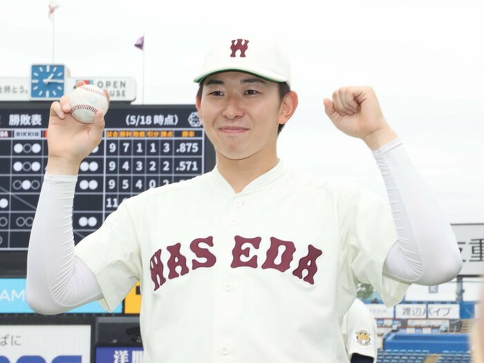 東京六大学野球で史上25人目“ノーノー達成”早大・伊藤樹（21歳）とは何者なのか？「最初から最後まで150キロで押せる投手じゃない。でも…」＜Number Web＞ photograph by Sankei Shimbun