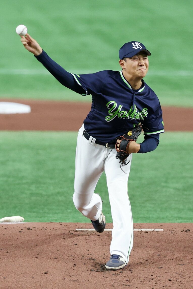 今季5試合に先発し、0勝3敗と苦しむ奥川恭伸（24歳）　©JIJI PRESS