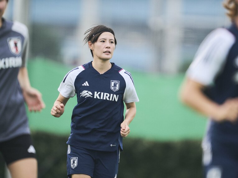 自身初となるワールドカップに臨む猶本光（29歳）　©︎Yuki Suenaga