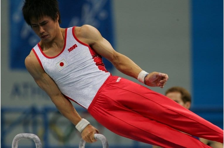 アテネ五輪の冨田洋之 ／ photograph by Takuya Sugiyama/JMPA