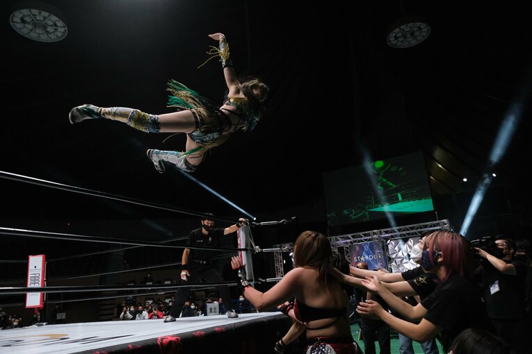 挑戦者決定戦での上谷　©Norihiro Hashimoto