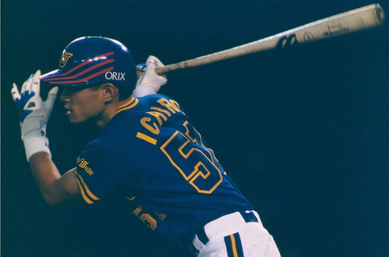 1994年に当時のプロ野球記録となるシーズン210安打を放ったイチロー。200安打を超えたのも史上初だった　©Takao Yamada