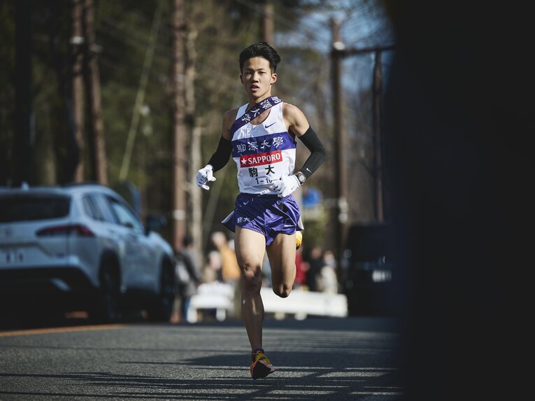 3区を走った2年の安原。出雲、全日本で安定した結果を残していたことが評価され、当日変更で投入された　©Yuki Suenaga