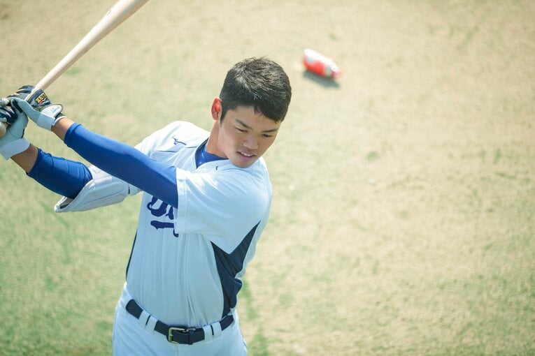 2019年3月、1年目の根尾　©Kiichi Matsumoto