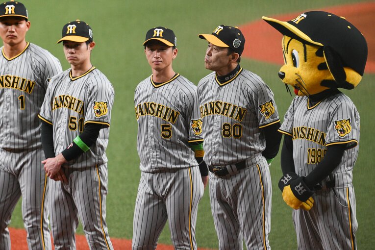 日本シリーズの岡田彰布監督　©Nanae Suzuki