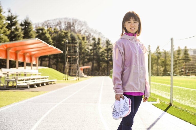 2023年8月の世界陸上に照準をあわせて準備しているという不破聖衣来　©︎Asami Enomoto
