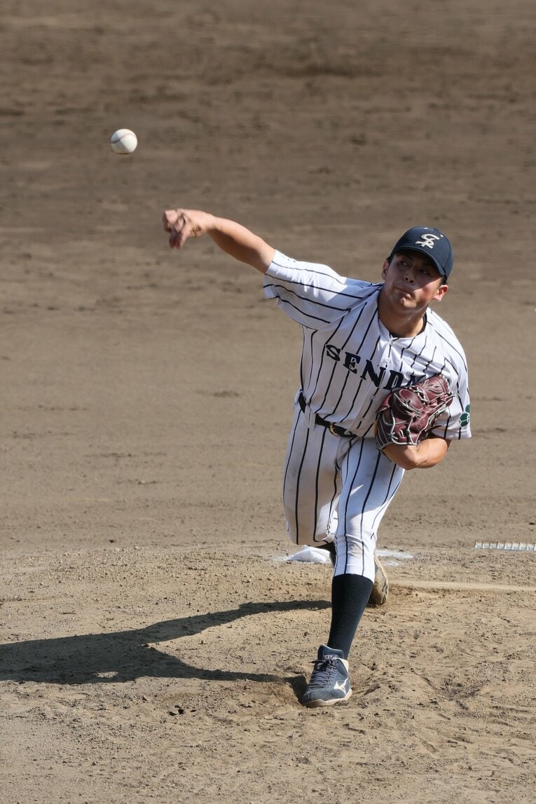 今年6月、大学ジャパン候補の合宿での佐藤幻瑛　©Shigeki Yamamoto