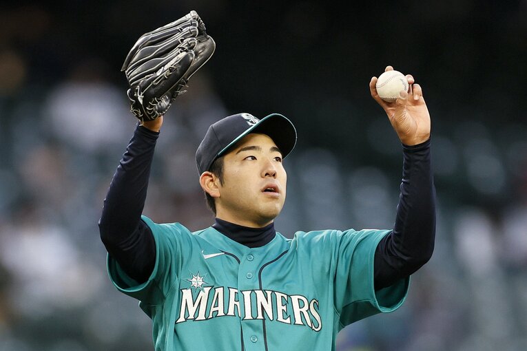 ジャイアンツ戦での菊池©Getty Images