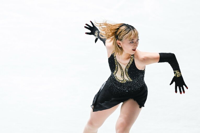 NHK杯フリーの演技　©︎Asami Enomoto